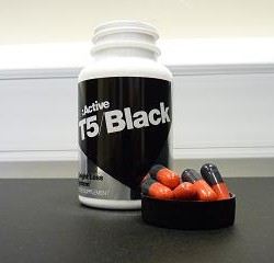 t5 black open bottle